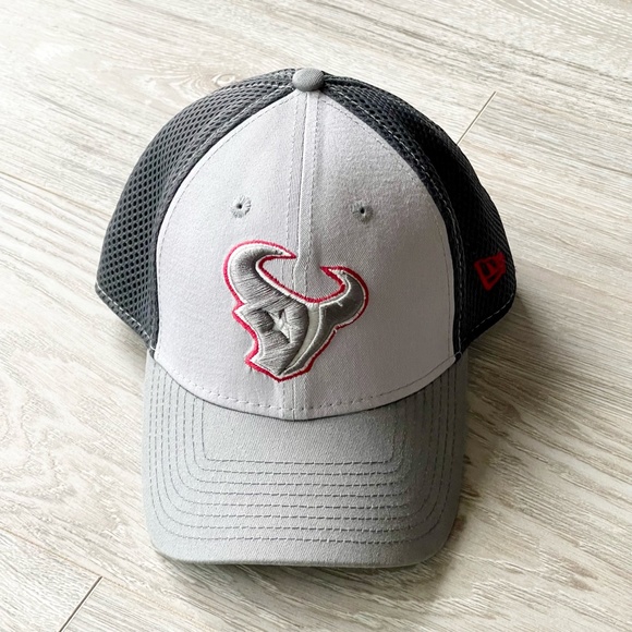 New Era 39THIRTY Flexfit NFL Houston Texans Cap, size M/L in Gray - Picture 1 of 11